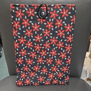 Crafty & Posh Poinsettia Quilted Book/Tablet Sleeve